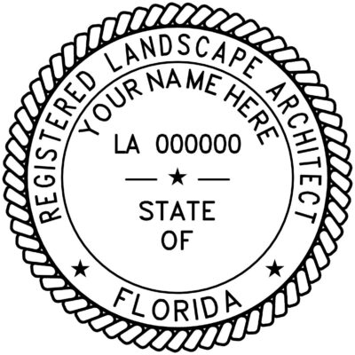Florida Landscape Architect Stamp