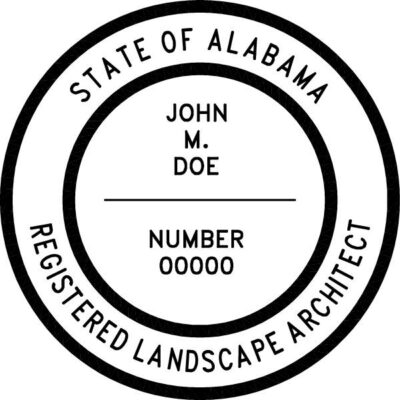 Alabama Landscape Architect Stamp