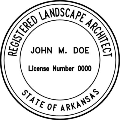 Arkansas Landscape Architect Stamp