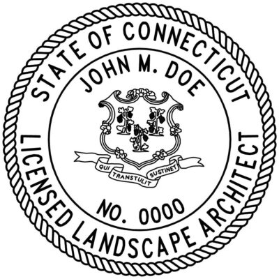 Connecticut Landscape Architect Stamp