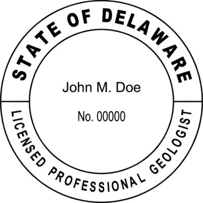 Delaware Geologist Stamp