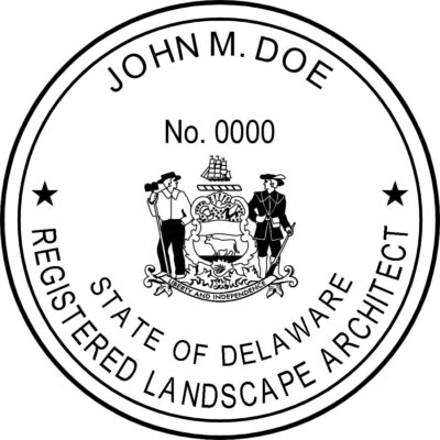 Delaware Landscape Architect Stamp