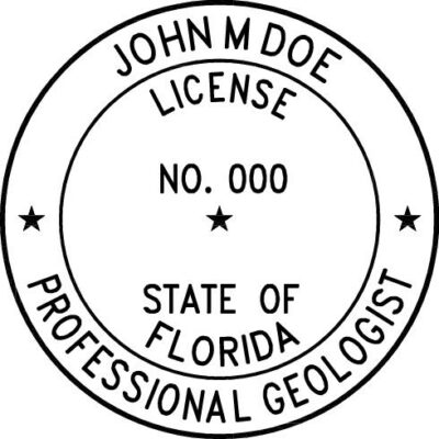 Florida Geologist Stamp