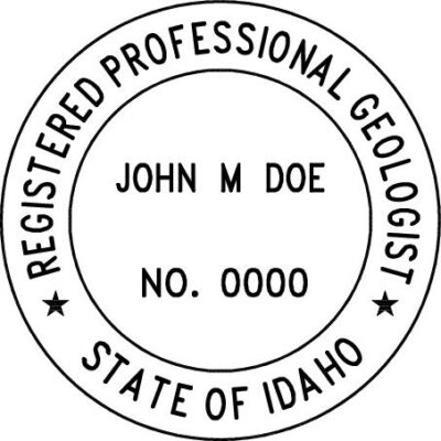 Idaho Geologist Stamp