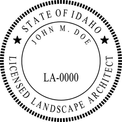 Idaho Landscape Architect Stamp