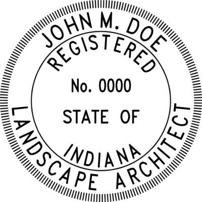 Indiana Landscape Architect Stamp