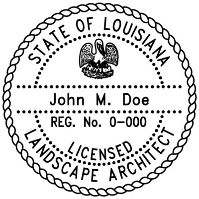 Louisiana Landscape Architect Stamp