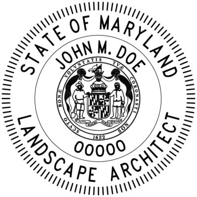 Maryland Landscape Architect Stamp
