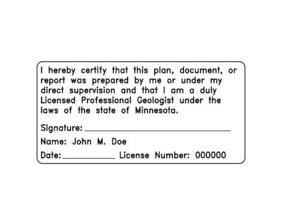 Minnesota Geologist Stamp