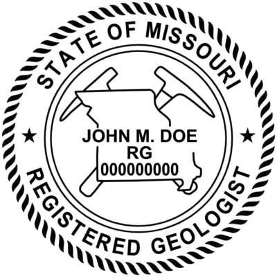 Missouri Geologist Stamp