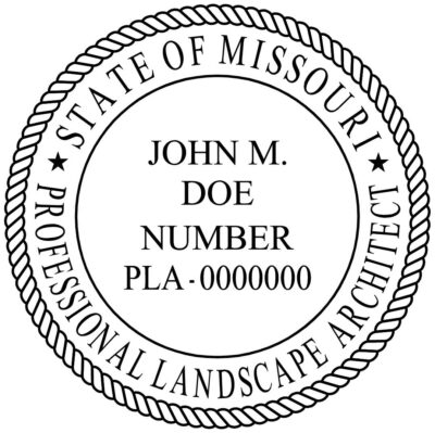 Missouri Landscape Architect Stamp