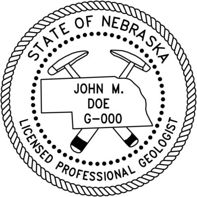 Nebraska Geologist Stamp
