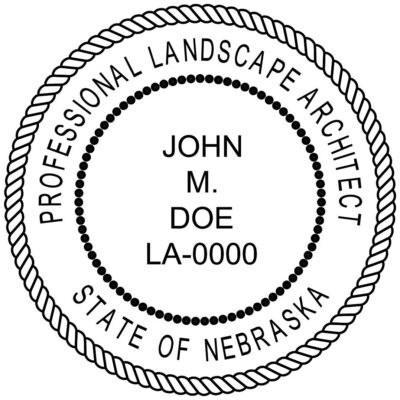 Nebraska Landscape Architect Stamp