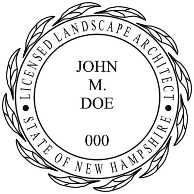 New Hampshire Landscape Architect Stamp
