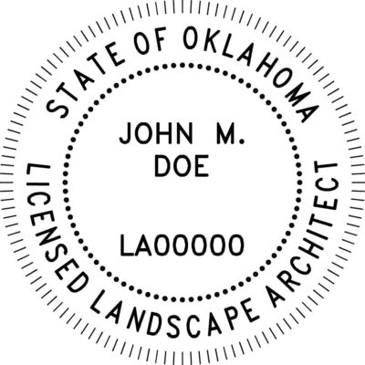 Oklahoma Landscape Architect Stamp