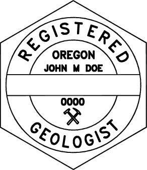 Oregon Geologist Stamp
