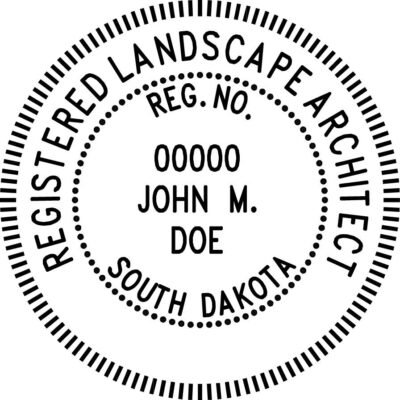 South Dakota Landscape Architect Stamp