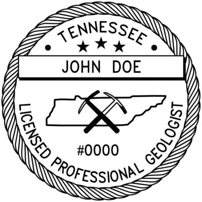 Tennessee Geologist Stamp