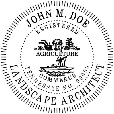 Tennessee Landscape Architect Stamp