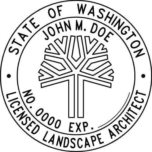 Washington Landscape Architect Stamp