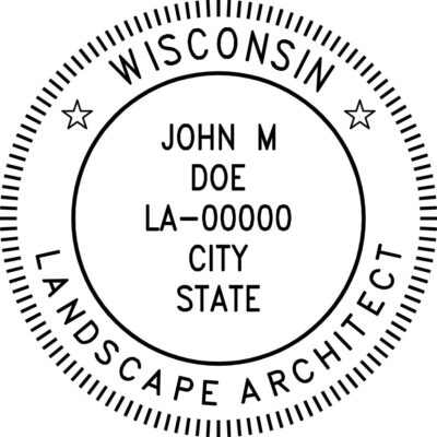 Wisconsin Landscape Architect Stamp