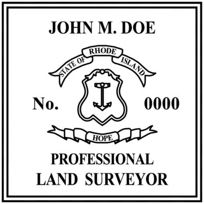 Rhode Island Surveyor Stamp