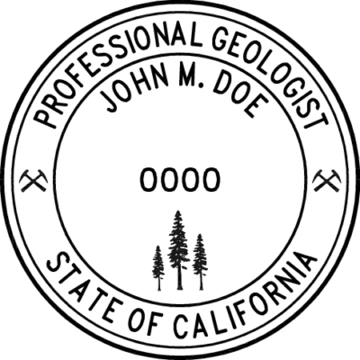 California Geologist Redwood Stamp