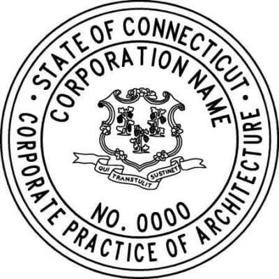 Certificate of Authorization Stamp- Connecticut Architecture