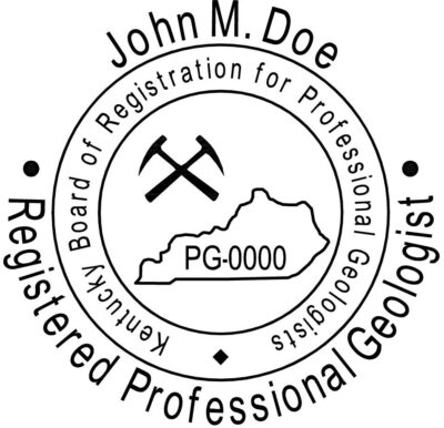 Kentucky Geologist Stamp