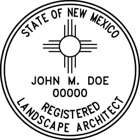 New Mexico Landscape Architect Stamp