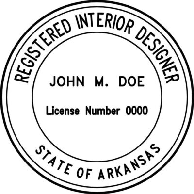 Arkansas Interior Designer Stamp