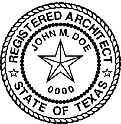 Texas Architect Stamp