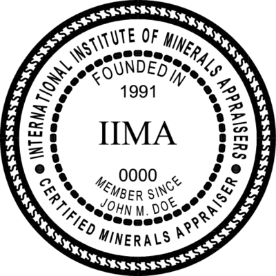 Certified Minerals Appraiser
