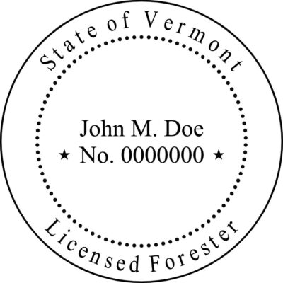 Vermont Professional Forester Stamp