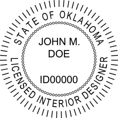 Oklahoma Interior Designer Stamp