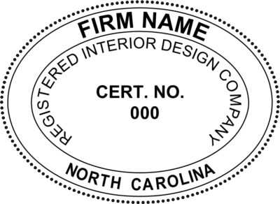 North Carolina Interior Designer Firm Stamp