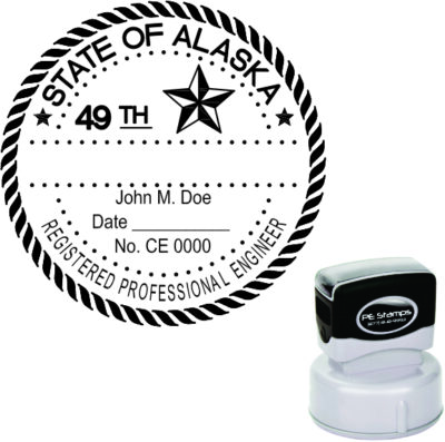 Alaska Engineer Pre-Inked Stamp