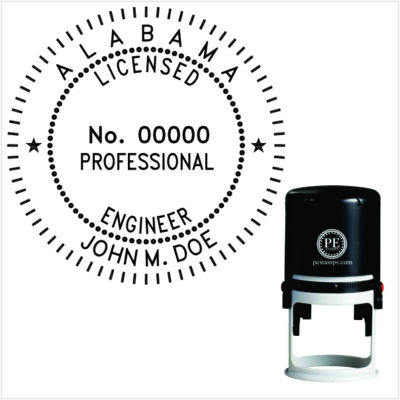 Alabama Engineer Self-Inking Stamp
