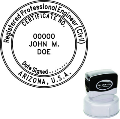 Arizona Engineer Pre-Inked Stamp