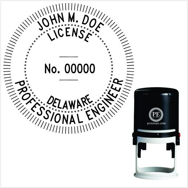 Delaware Engineer Self-Inking Stamp