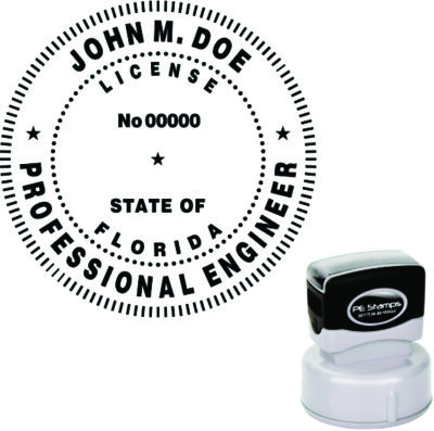 Florida Engineer Pre-Inked Stamp