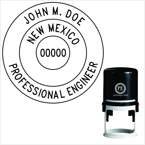 New Mexico Engineer Self-Inking Stamp
