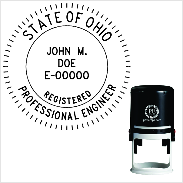 Ohio Engineer Self-Inking Stamp