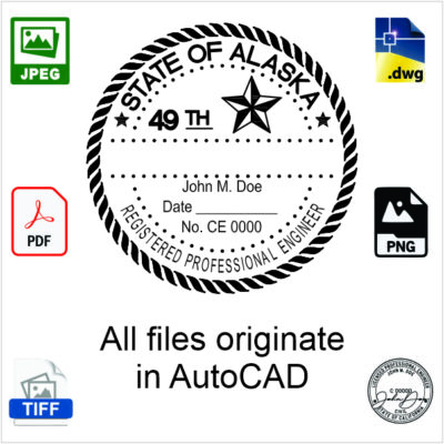 Alaska Engineer Electronic Stamp