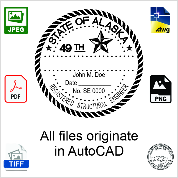 Alaska Engineer Electronic Stamp - Image 4