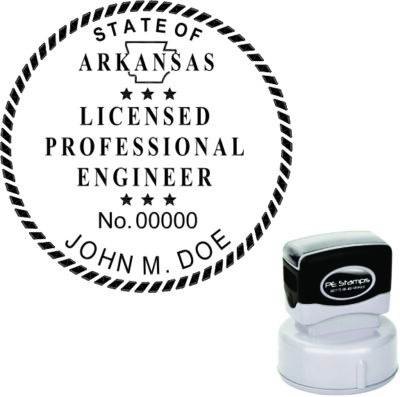 Arkansas Engineer Pre-Inked Stamp