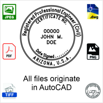 Arizona Engineer Electronic Stamp