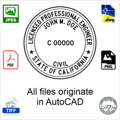 California Engineer Electronic Stamp