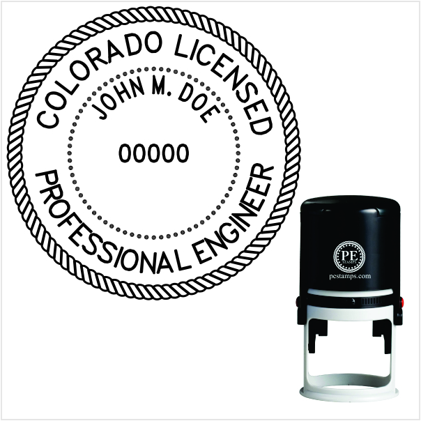 Colorado Engineer Self-Inking Stamp