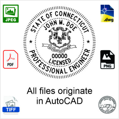 Connecticut Engineer Electronic Stamp